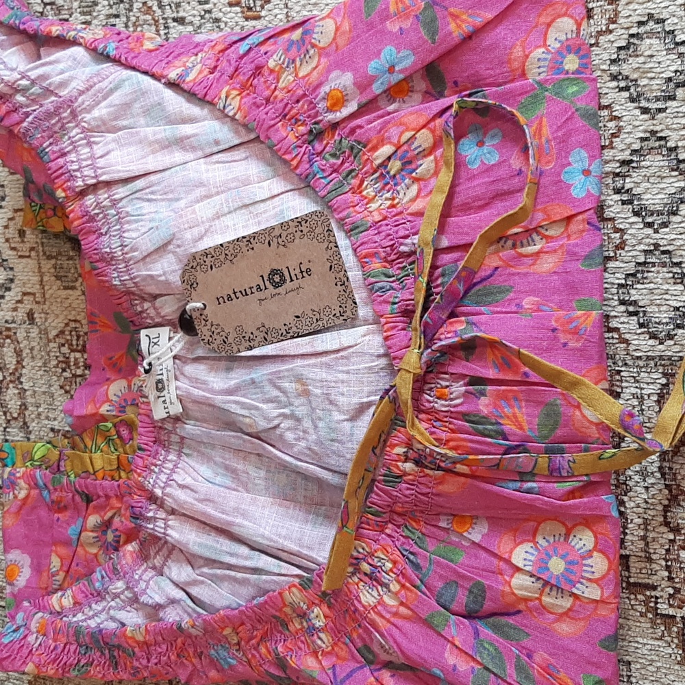 Natural Life Camille Swing Crop Top Size XL New With Tags - Picture 9 of 9